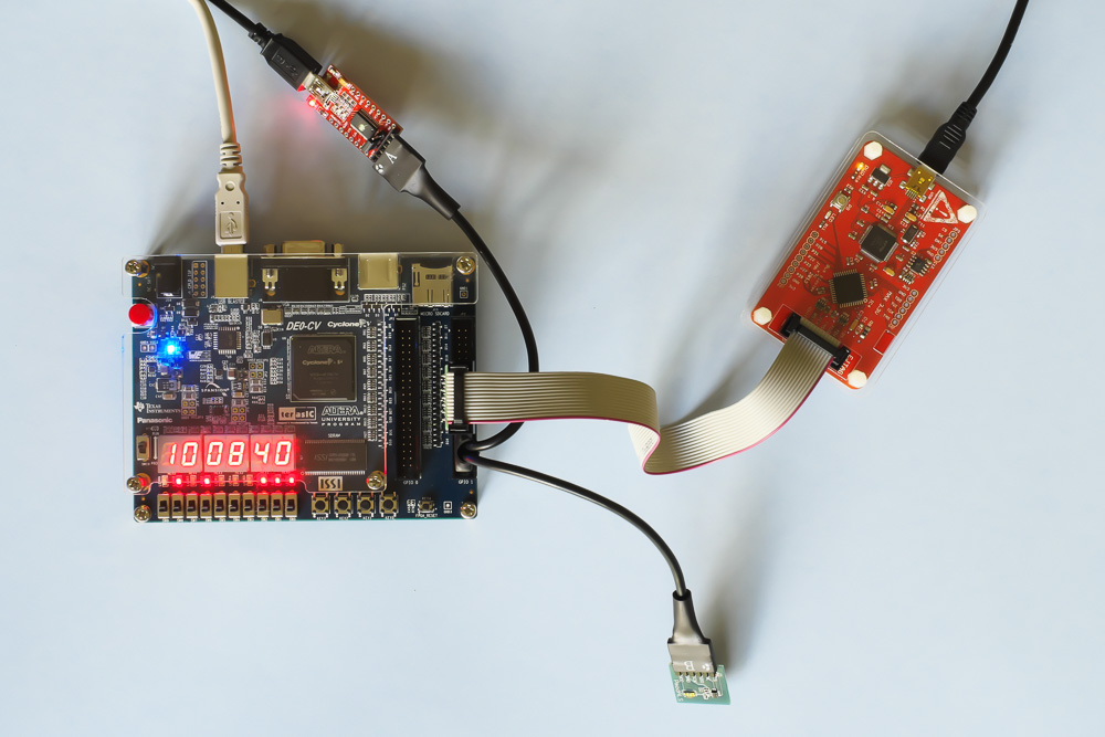 Mipsfpga Connecting Parts And Running Synthesis For Altera Terasic De0 Cv Mips